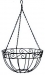 image of Metal Craft - kingkara Flower Basket,hanging wire basket