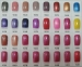GORGEOUS SKY Water Base Nail Polish Series - Result of Collated Nails