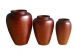 Spun bamboo Vase Brown - Result of Handicraft