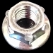 image of Special Nuts - Hex Flange Nut Shearing corners