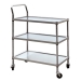 image of Stainless Steel Trolley - Stainless Steel Utility Cart