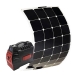 Flexible Solar Panel Kit - Result of Camcorder Battery