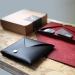 image of Vegetable Tanned Leather Handbag - Envelope Clutch Wallet